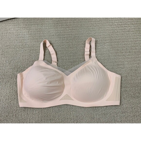 Honeylove Blush Crossover Wireless Bra Sz 2X+ Removable Cup 42 E/F/G - Picture 3 of 8